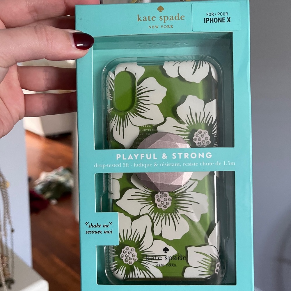 Kate Spade iPhone X Phone Case + PopSocket